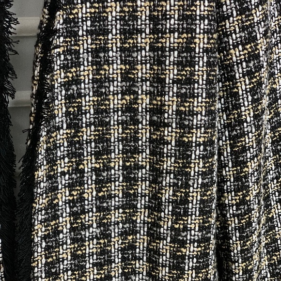 H&M Open Front Tweed Fringe Coat - Picture 5 of 5